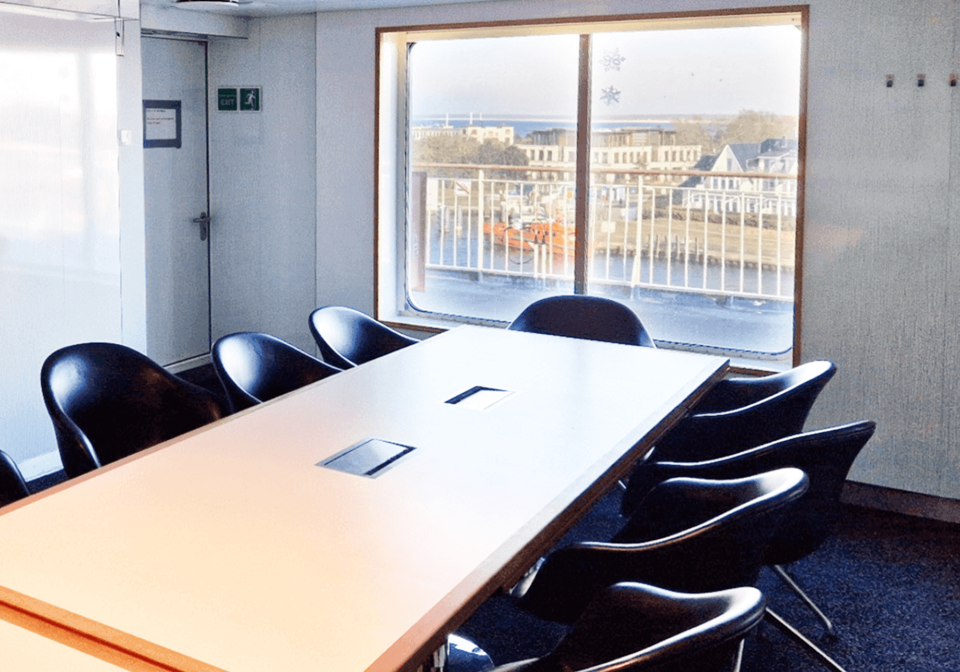 Meeting room on one of Scandlines' ferries